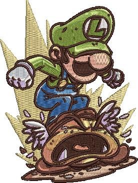 Adventurous Plumber Embroidery Pattern Adventurous Plumber Embroidery Pattern