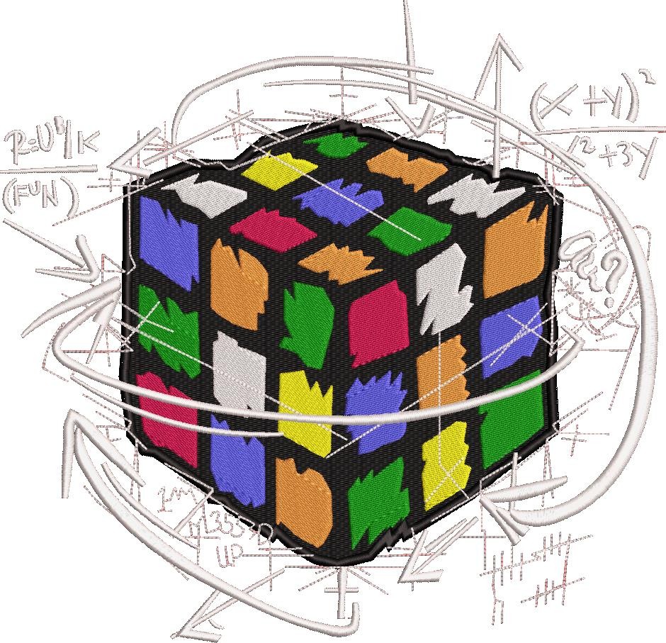 Rubik Cube with Black Base Rubik Cube with Black Base