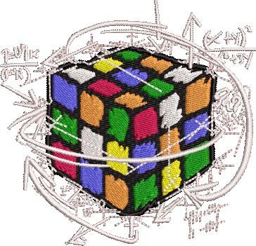 Rubik Cube with Black Base Rubik Cube with Black Base