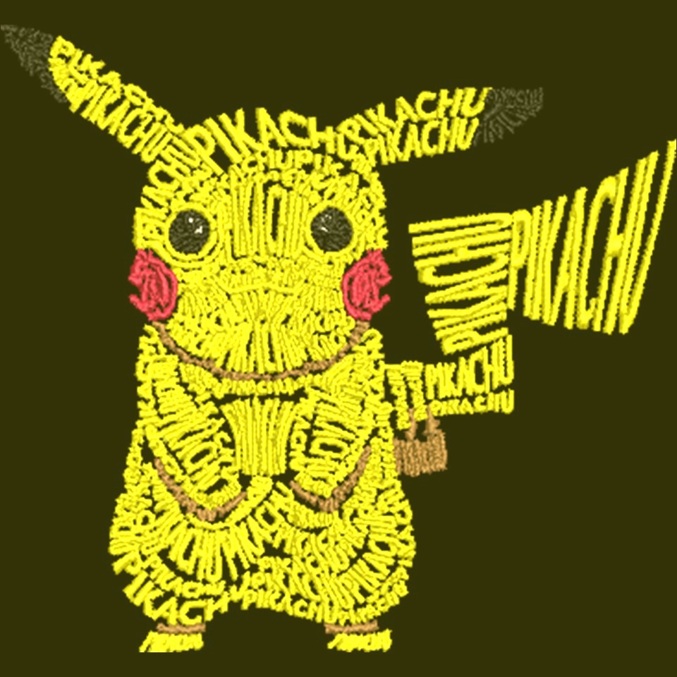 Electric Mouse Word Art Electric Mouse Word Art