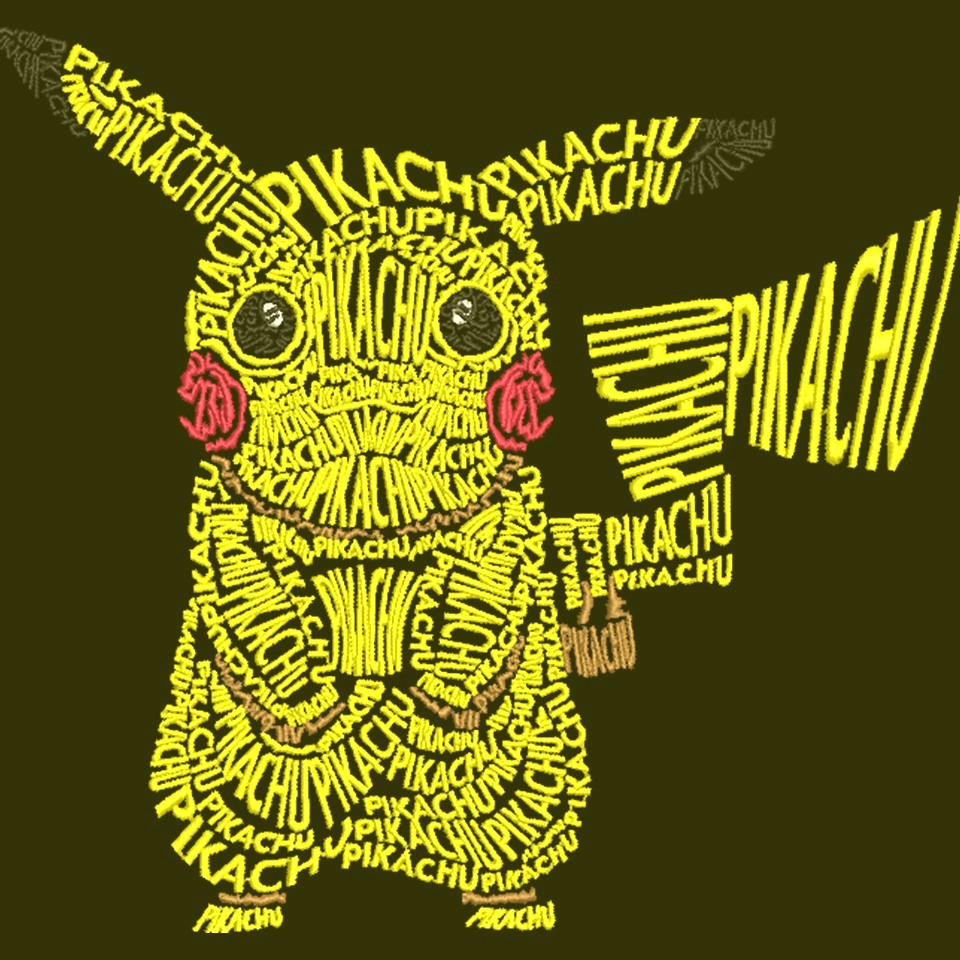 Electric Mouse Word Art Electric Mouse Word Art