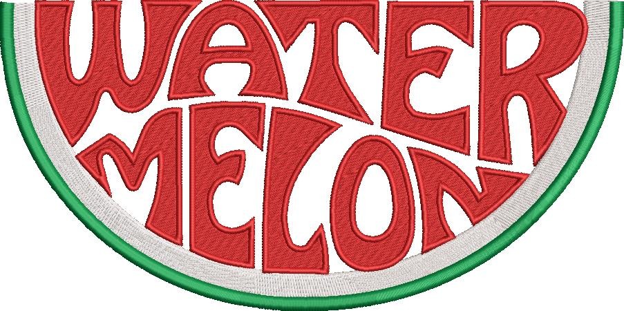 Watermelon Wordart