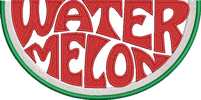 Watermelon Wordart