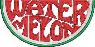 Watermelon Wordart