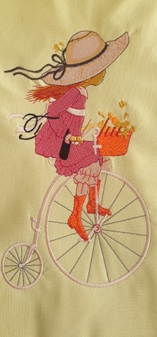 Girl On Cycle