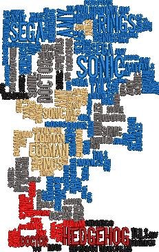 Sonic Dash Wordart