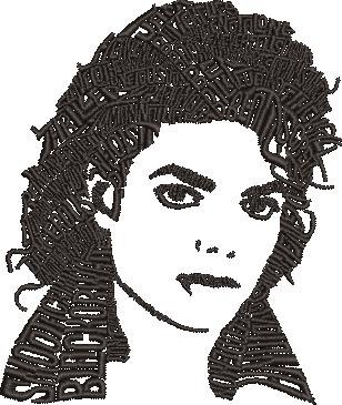 Michael Jackson Word Art