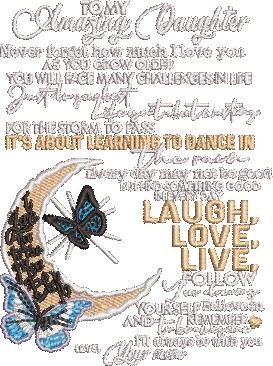 To My Amazing Daughter