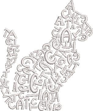 Cat Word Art Cat Word Art
