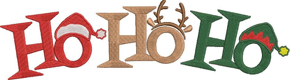 Hoho Christmas Embroidery Hoho Christmas Embroidery