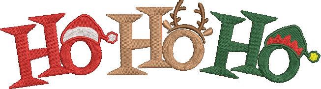 Hoho Christmas Embroidery Hoho Christmas Embroidery