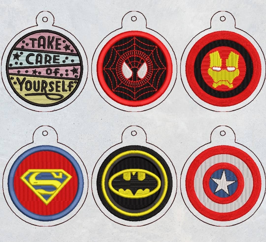 Super Heroes Key Fob Pack 