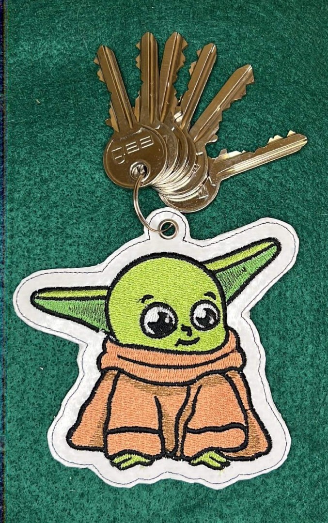 Galactic Baby Key Fob Galactic Baby Key Fob
