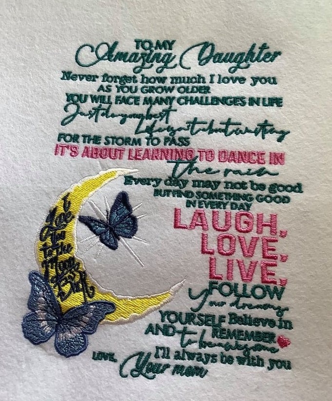 To My Amazing Daughter