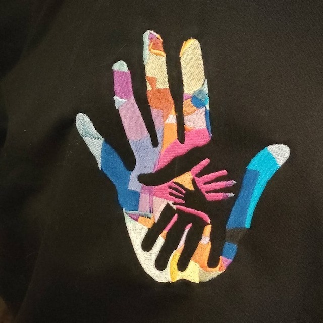 Colorful Family Hand Colorful Family Hand
