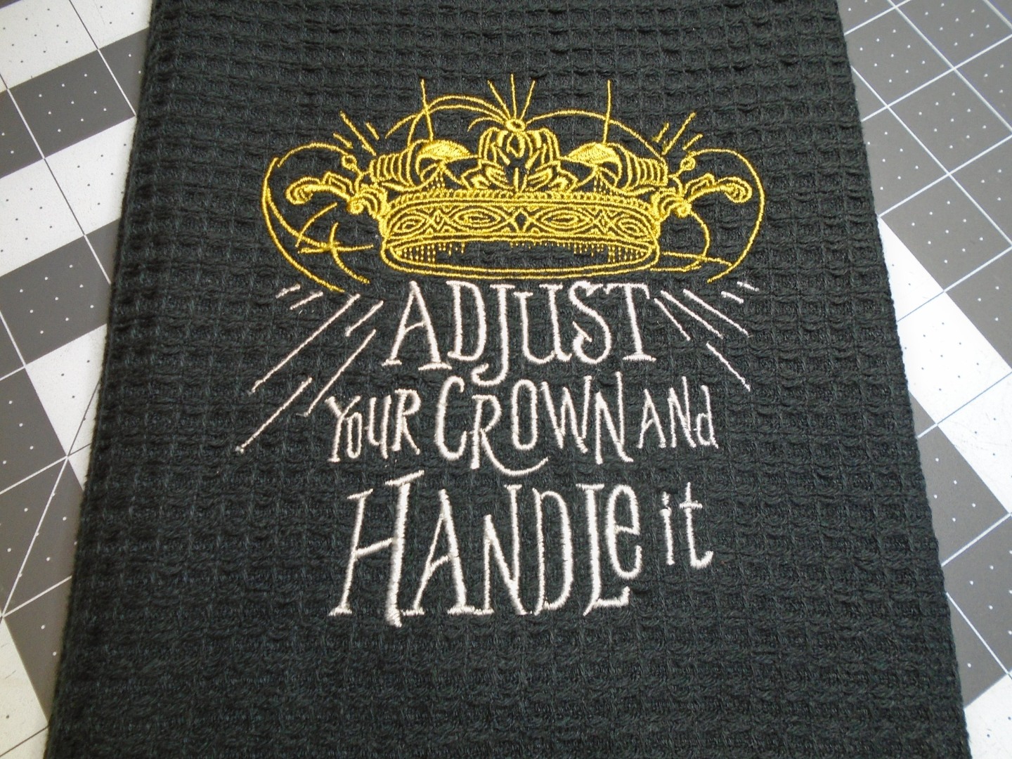 Adjust Your Crown and Handle Quote Adjust Your Crown and Handle Quote