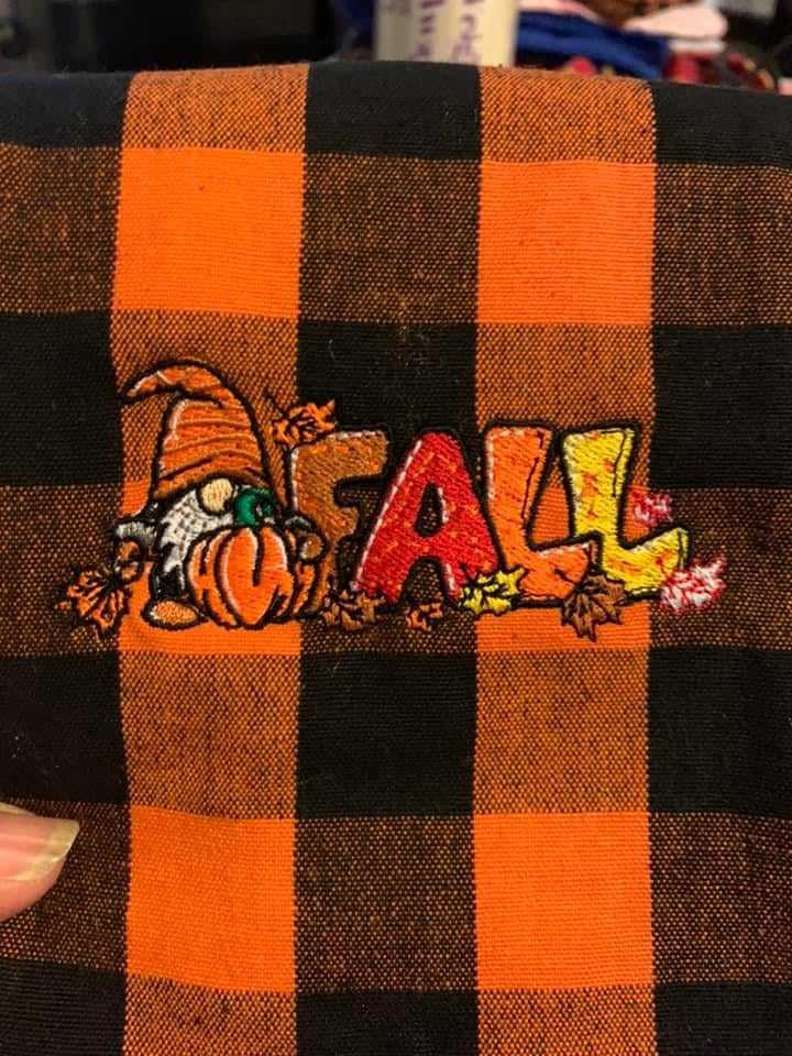 Fall Gnome Pattern Fall Gnome Pattern