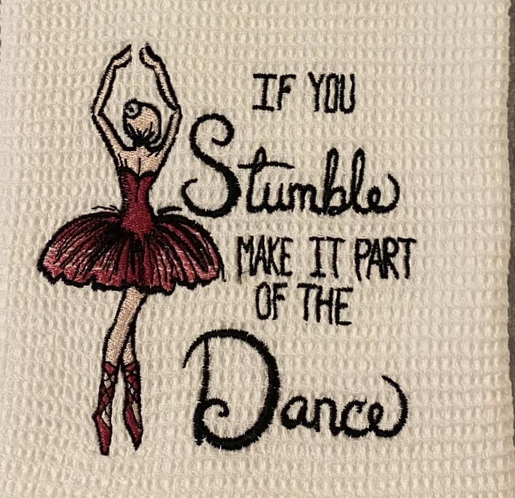 Stumble Embroidery Pattern Stumble Embroidery Pattern