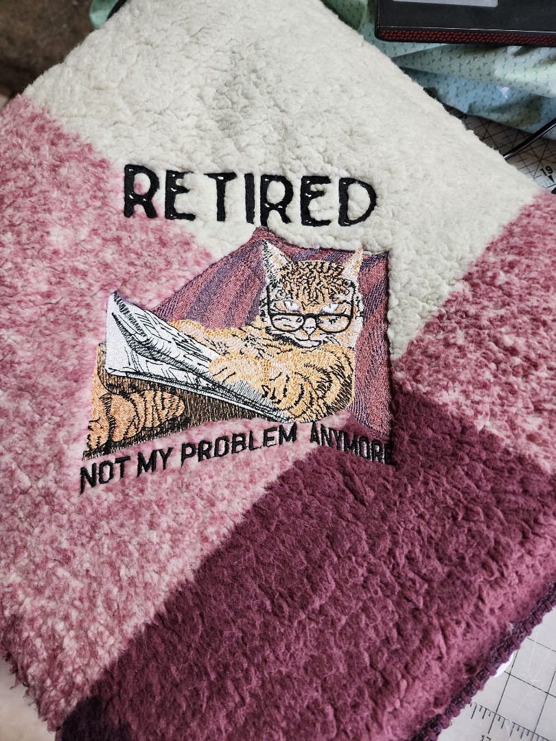 Retired Not My Problem Anymore Cat Funny Quote Retired Not My Problem Anymore Cat Funny Quote
