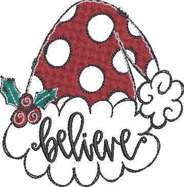 Believe Santa Hat Believe Santa Hat