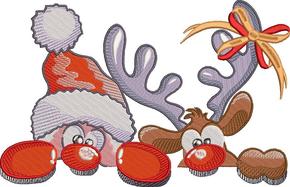 Santa And Rudolf