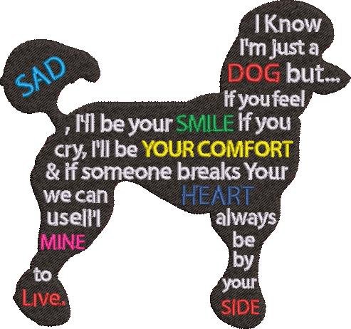 Girl And Standard Poodle