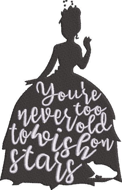 You Are Never Too Old Princess Quote