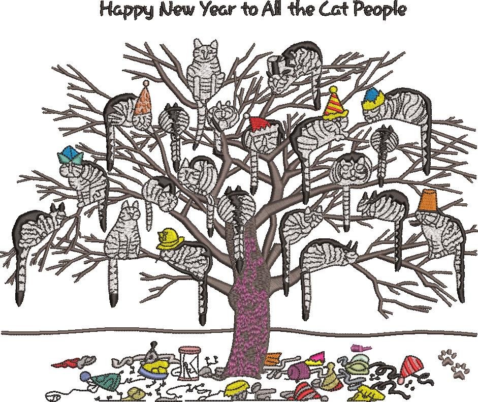 Happy New Year To All The Cat People Happy New Year To All The Cat People