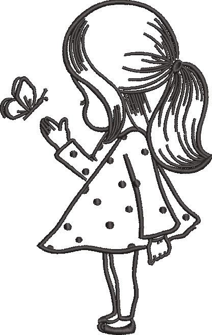 Girl With Butterfly