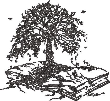 Tree Growing From Book