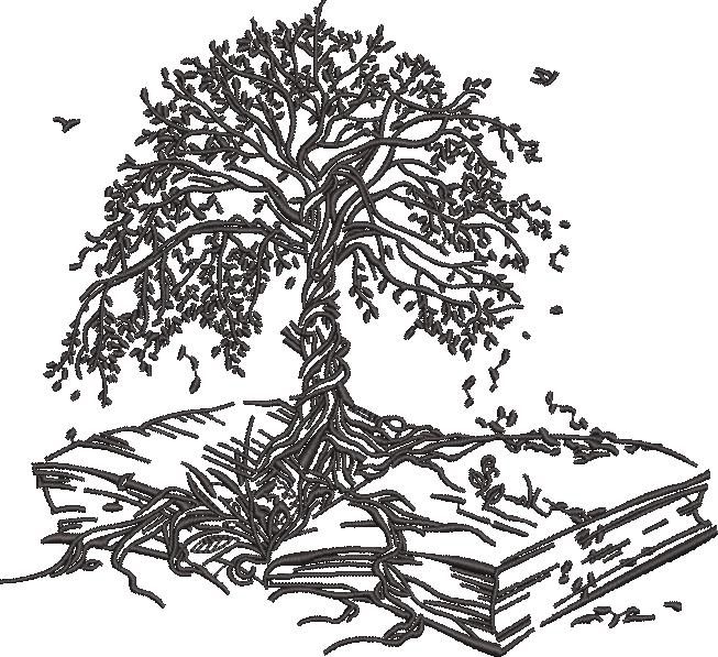 Tree Growing From Book