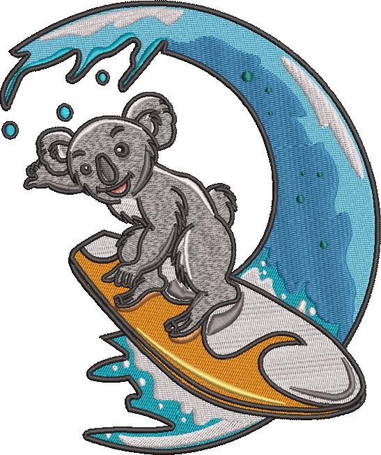 Surfing Koala Surfing Koala