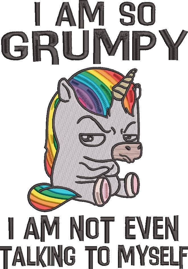 Unicorn I Am So Grumpy