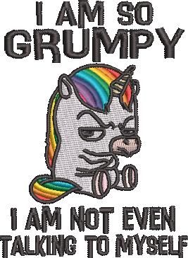 Unicorn I Am So Grumpy