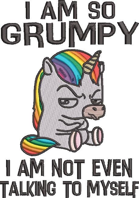 Unicorn I Am So Grumpy