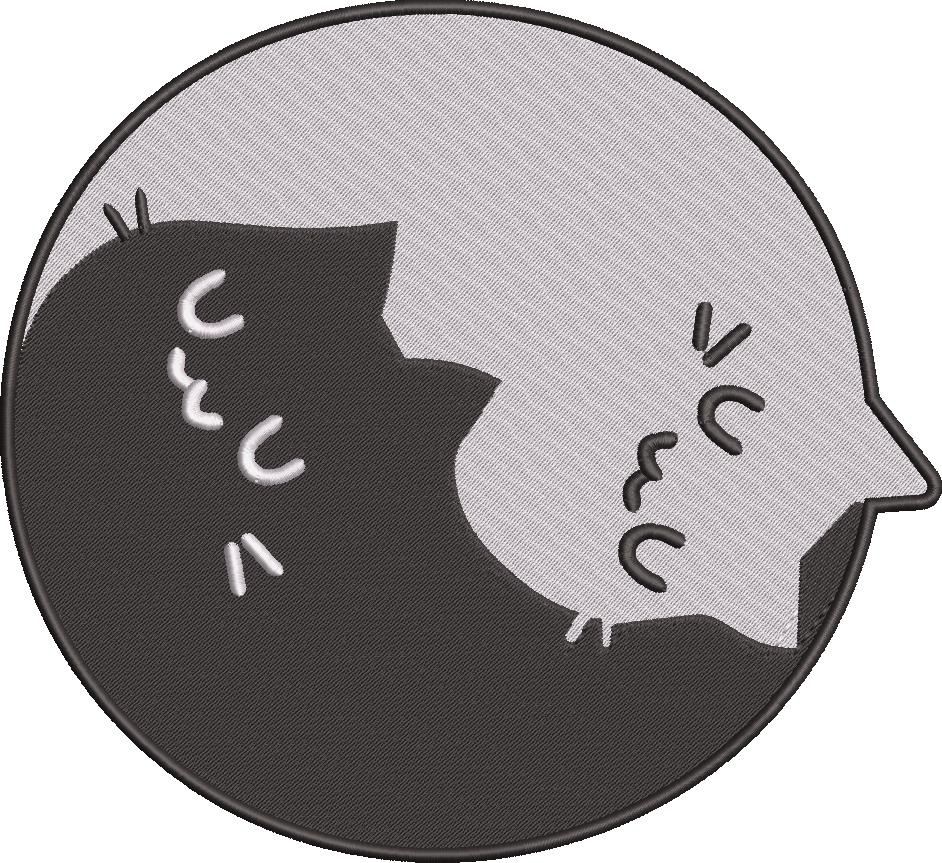 Two Cats Yin Yang