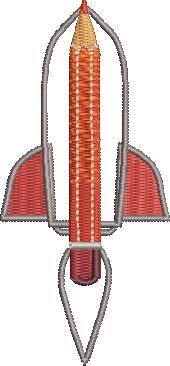 Rocket Pencil Rocket Pencil