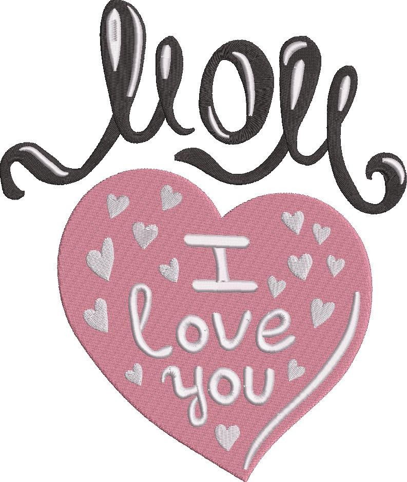 Mom I Love You In A Heart Mom I Love You In A Heart