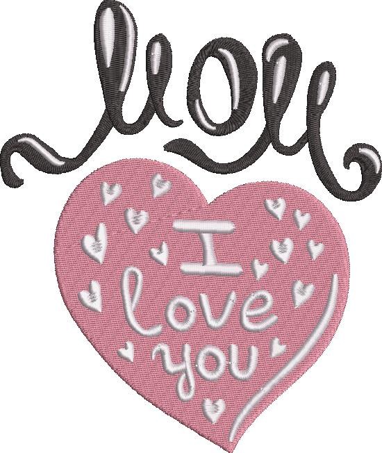 Mom I Love You In A Heart Mom I Love You In A Heart