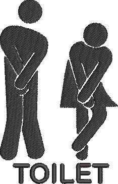 Toilet Sign Toilet Sign