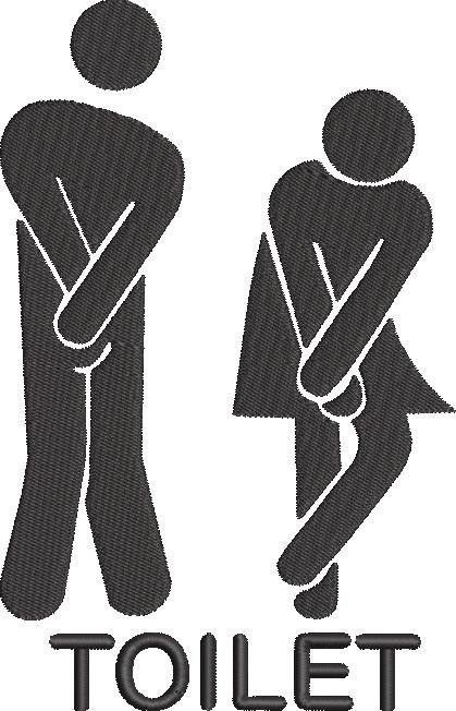 Toilet Sign Toilet Sign