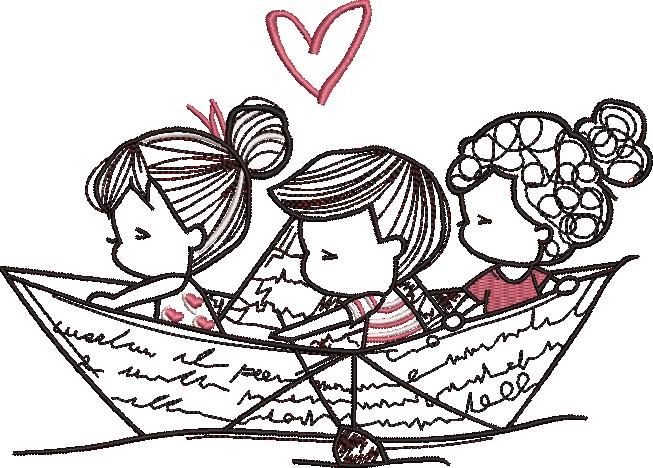Boat Embroidery Pattern Boat Embroidery Pattern