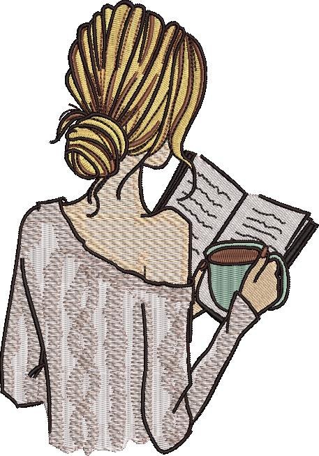 Girl Reading Book