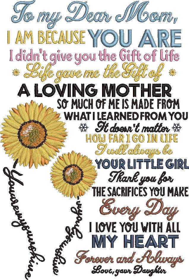 To My Dear Mom