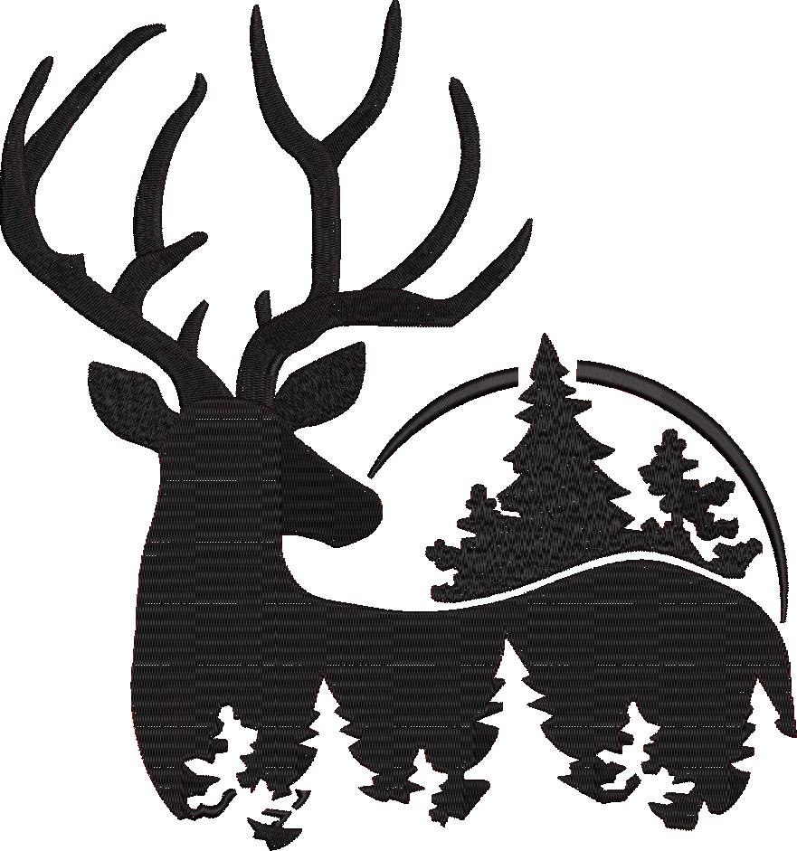 Reindeer Silhouette Reindeer Silhouette