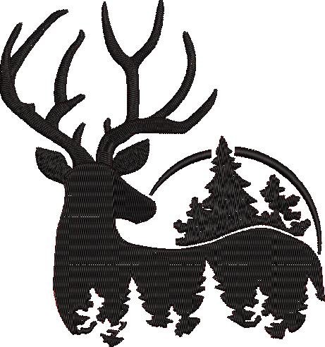 Reindeer Silhouette Reindeer Silhouette