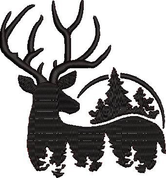 Reindeer Silhouette Reindeer Silhouette