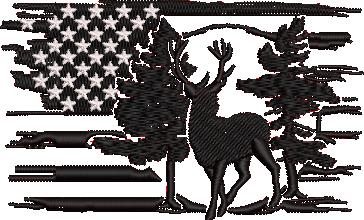 American Deer Silhouette American Deer Silhouette