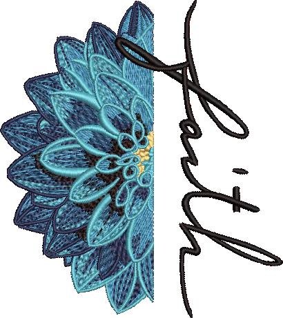 Faith Embroidery Pattern