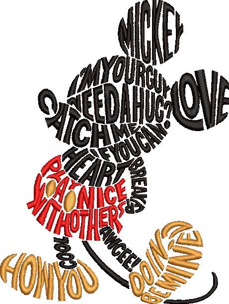Playful Mouse WordArt Playful Mouse WordArt